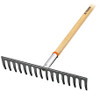 Truper 16 Tines 60" Wood Handle Rake #17880